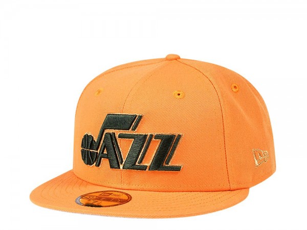 New Era Utah Jazz Honey and Oat Edition 59Fifty Fitted Cap