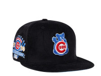 New Era Chicago Cubs All Star Game 1990 Black Glacier Corduroy Edition 59Fifty Fitted Cap