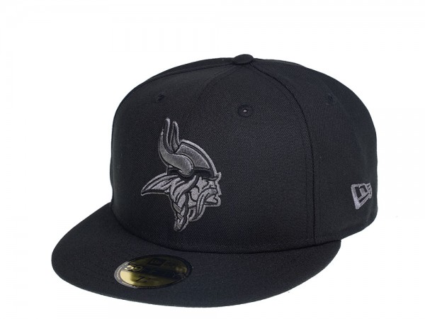 New Era Minnesota Vikings Dark Gray Edition 59Fifty Fitted Cap