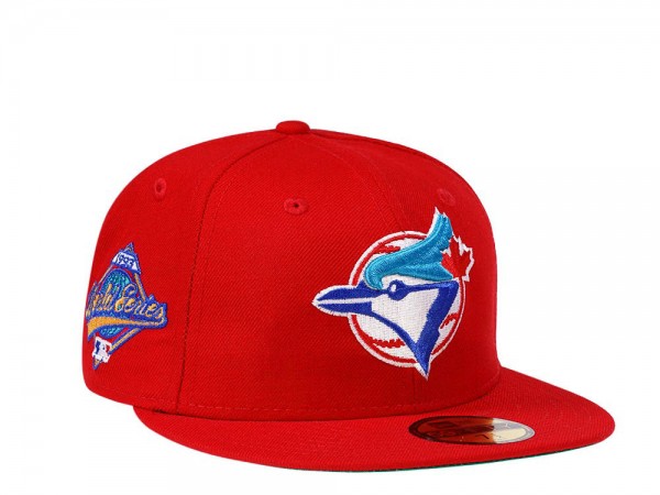 New Era Toronto Blue Jays World Series 1992 Red Throwback Edition 59Fifty Fitted Cap