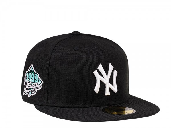 New Era New York Yankees World Series 1999 Black and Mint Edition 59Fifty Fitted Cap