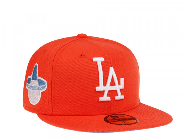 New Era Los Angeles Dodgers All Star Game 1959 Orange Glacier Edition 59Fifty Fitted Cap