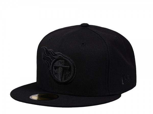 New Era Tennessee Titans Black on Black Edition 59Fifty Fitted Cap