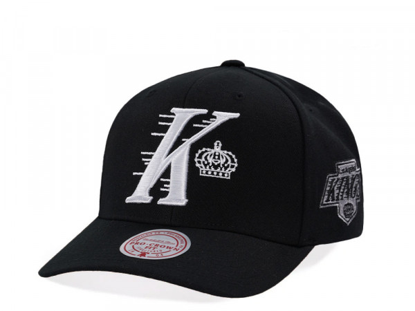 Mitchell & Ness Los Angeles Kings Pro Crown Fit Vintage Black Snapback Cap