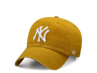 47Brand New York Yankees Goldenrod Clean up Strapback Cap