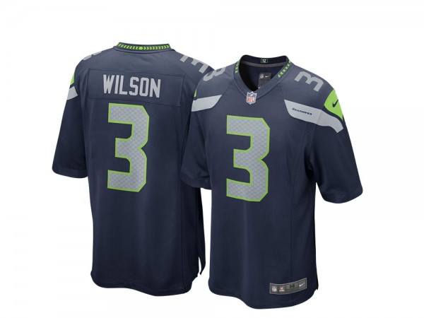 Nike Seattle Seahawks Russell Wilson Home Game NFL Jersey