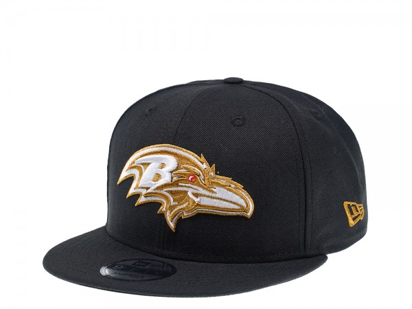 New Era Baltimore Ravens Black and Gold Edition 9Fifty Snapback Cap