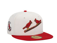 New Era St. Louis Cardinals World Champions Chrome Throwback Two Tone Edition 59Fifty Fitted Cap
