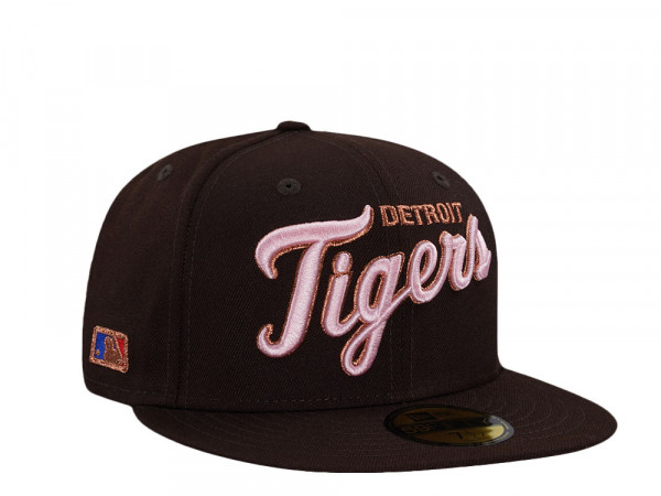 New Era Detroit Tigers Burnt Copper Pink Edition 59Fifty Fitted Cap