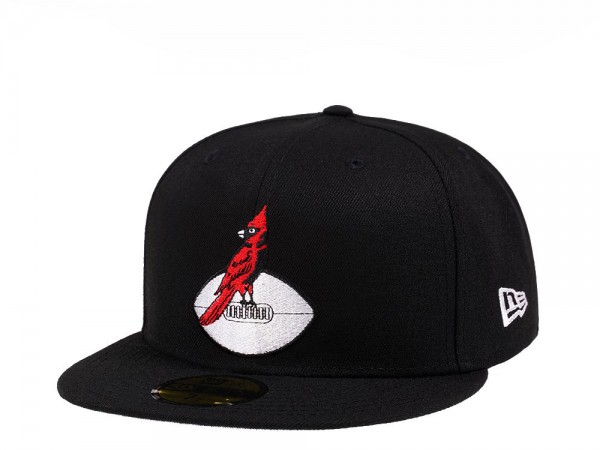 New Era Arizona Cardinals Throwback Black Crimson Collection 59Fifty Fitted Cap