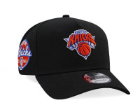 New Era New York Knicks Black Classic Edition A Frame Snapback Cap