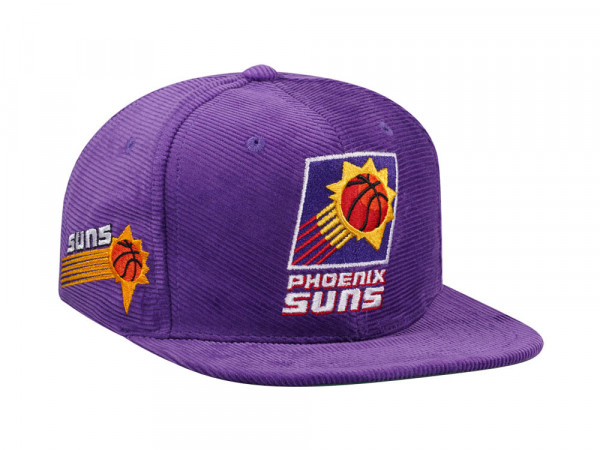 Mitchell & Ness Phoenix Suns Purple Cord Hardwood Classic Snapback Cap