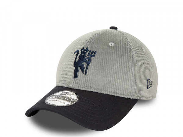 New Era Manchester United Gray Cord Edition 39Thirty Stretch Cap