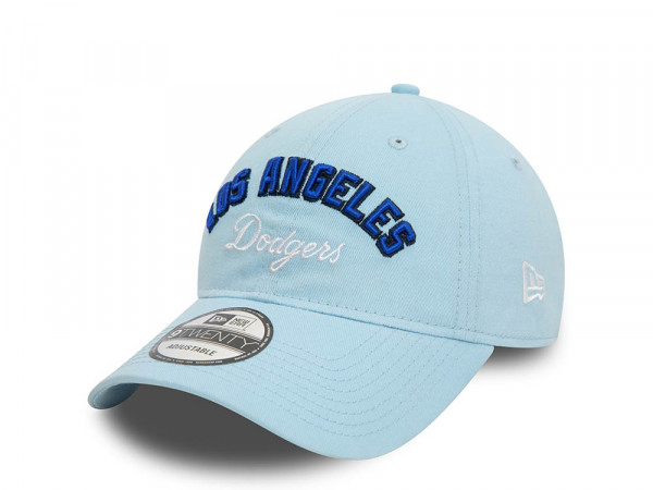 New Era Los Angeles Dodgers Wordmark Blue 9Twenty Strapback Cap