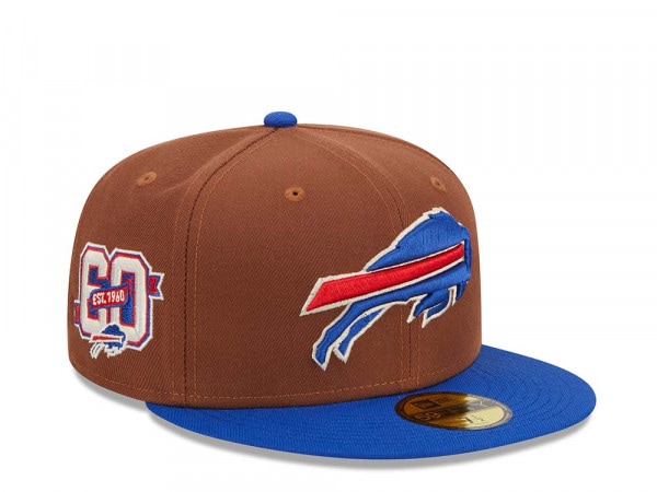 New Era Buffalo Bills 60th Anniversary Harvest Two Tone Edition 59Fifty Fitted Cap