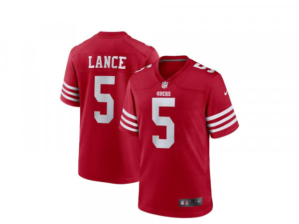 Nike San Francisco 49ers Trey Lance Game NFL Jersey