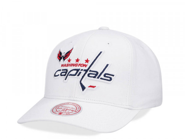 Mitchell & Ness Washington Capitals All in Pro White Snapback Cap