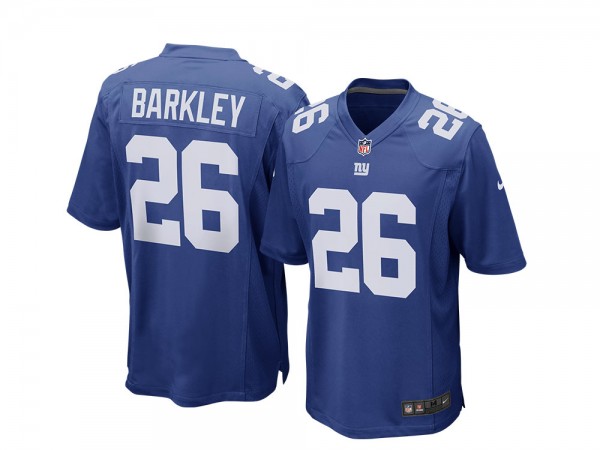 Nike New York Giants Saquon Barkley Home Game NFL Jersey