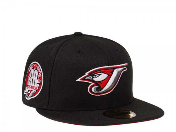 New Era Toronto Blue Jays 30th Season Black and Red Edition 59Fifty Fitted Cap