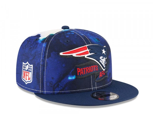 New Era New England Patriots Ink NFL Sideline 2022 9Fifty Snapback Cap
