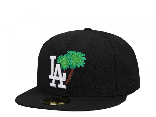 New Era Los Angeles Dodgers Black Palm Tree Edition 59Fifty Fitted Cap