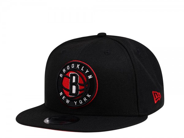 New Era Brooklyn Nets Black and Red Edition 9Fifty Snapback Cap