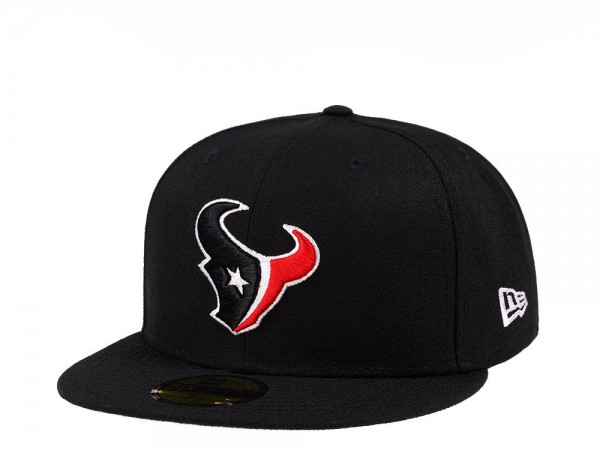 New Era Houston Texans Black Crimson Collection 59Fifty Fitted Cap