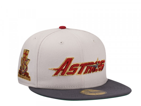 New Era Houston Astros 35th Anniversary Stone Two Tone Edition 59Fifty Fitted Cap
