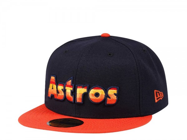 New Era Houston Astros Jersey Fit Throwback Edition 59Fifty Fitted Cap