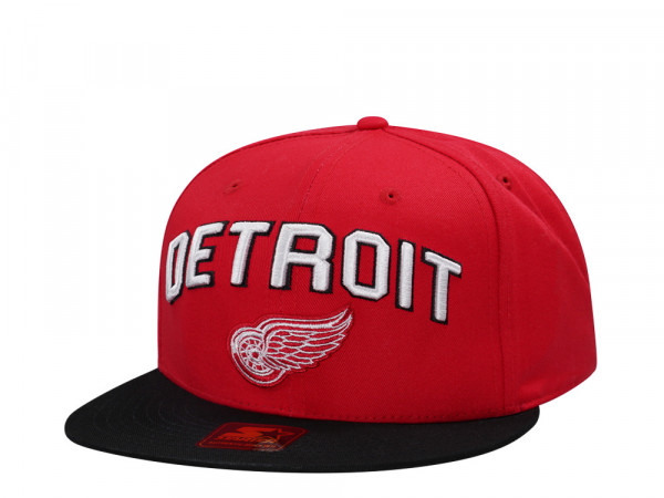 Starter Detroit Red Wings Faceoff Two Tone Snapback Cap
