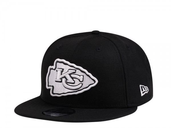 New Era Kansas City Chiefs Black and White Edition 9Fifty Snapback Cap