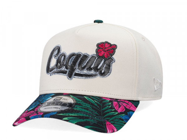 New Era Lehigh Valley Coquis Floral Chrome Edition A Frame Snapback Cap