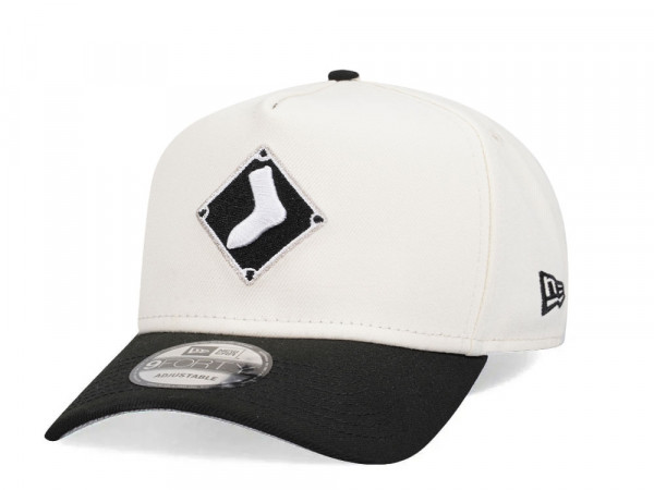 New Era Chicago White Sox White Two Tone Classic Edition 9Forty A Frame Snapback Cap