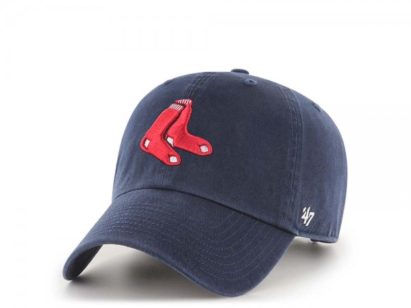 47Brand Boston Red Sox Clean Up Alternate Strapback Cap