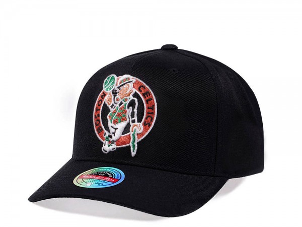 Mitchell & Ness Boston Celtics Color Flip Red Line Flex Snapback Cap