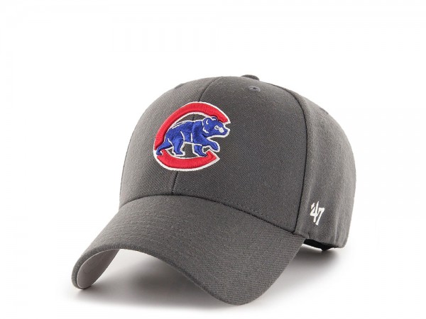 47Brand Chicago Cubs Charcoal Classic Strapback Cap
