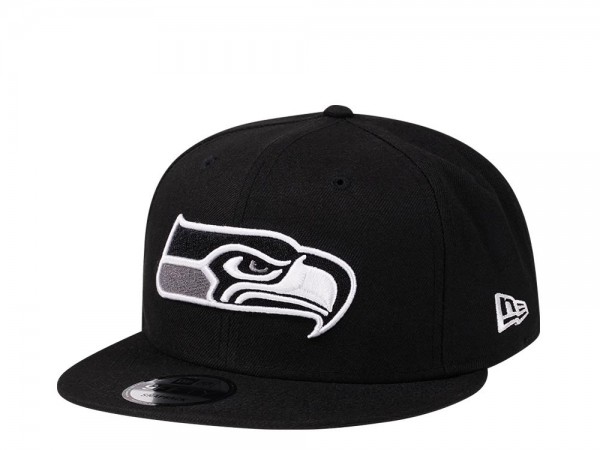 New Era Seattle Seahawks Steel Black Edition 9Fifty Snapback Cap