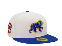 New Era Chicago Cubs Chrome Gold Two Tone Edition 59Fifty Fitted Cap