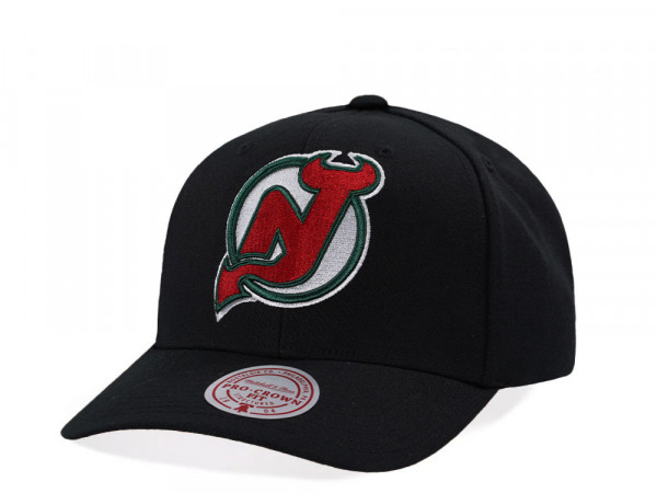 Mitchell & Ness New Jersey Devils Pro Crown Fit Vintage Black Snapback Cap