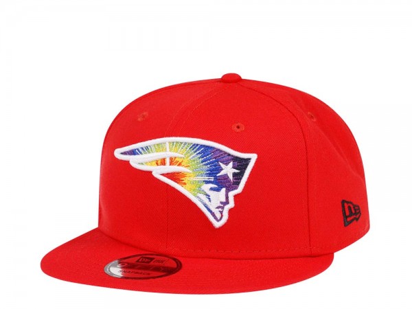 New Era New England Patriots Tie-Dye Red Edition 9Fifty Snapback Cap