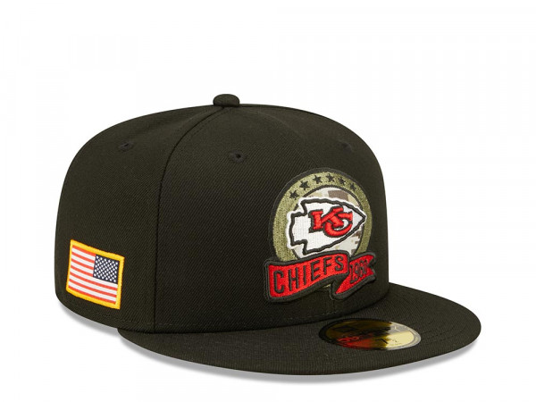 New Era Kansas City Chiefs Salute to Service 2022 Fitted 59Fifty Cap