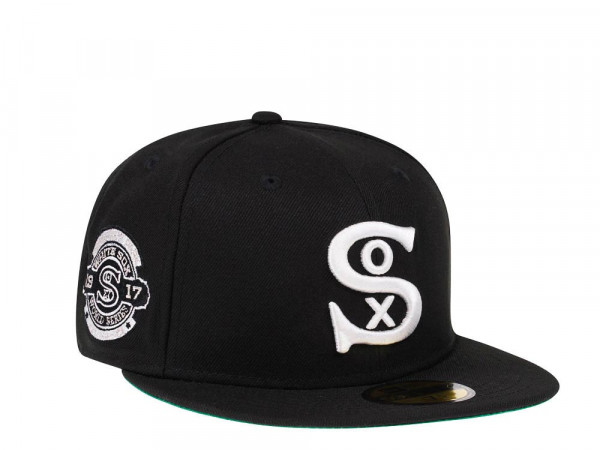 New Era Chicago White Sox World Series 1917 Black Throwback Edition 59Fifty Fitted Cap