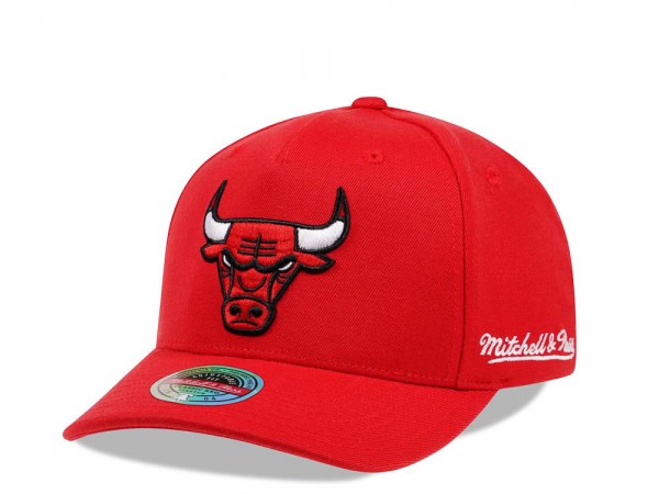 Mitchell & Ness Chicago Bulls Dropback Red Line Flex Snapback Cap
