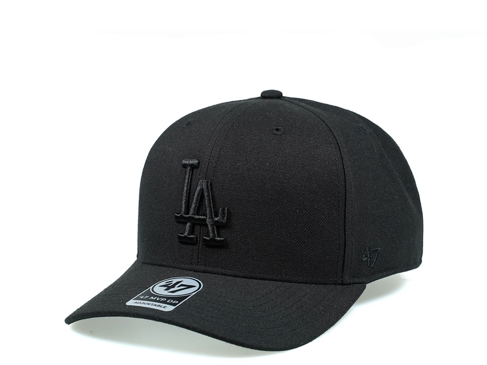 LA Dodgers 47 Brand MVP Casquette de baseball noire 