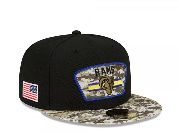 New Era Los Angeles Rams Salute to Service 21 59Fifty Fitted Cap