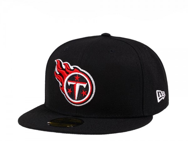 New Era Tennessee Titans Black Crimson Collection 59Fifty Fitted Cap