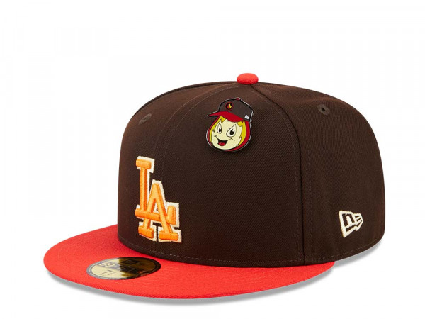 New Era Los Angeles Dodgers The Elements Brown Two Tone Edition 59Fifty Fitted Cap