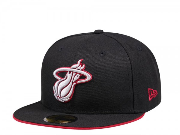 New Era Miami Heat Red Pop Edition 59Fifty Fitted Cap