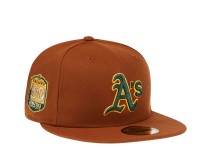 New Era Oakland Athletics 50th Anniversary Bourbon and Suede Edition 59Fifty Fitted Cap