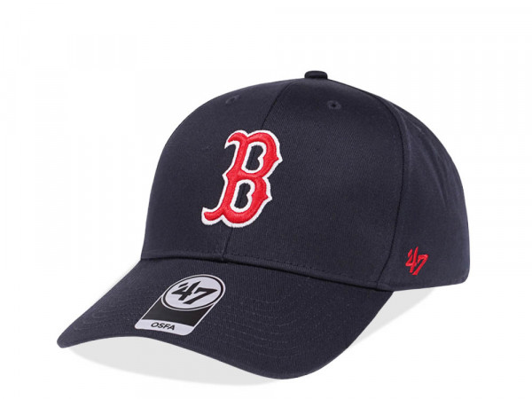 47Brand Boston Red Sox Navy Raised Basic Snapback Cap